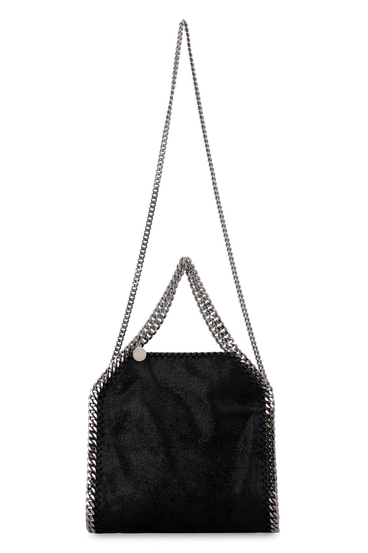 STELLA MCCARTNEY Mini Black Eco-Friendly Polyester Tote Handbag for Women