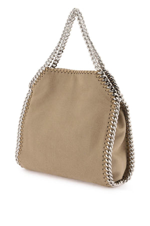 Túi xách nhỏ nhắn Stella McCartney Falabella Mini Tote Handbag với dây đeo bằng kim loại màu bạc