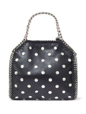 STELLA MCCARTNEY Mini Studded Silver-Tone Chain Tote