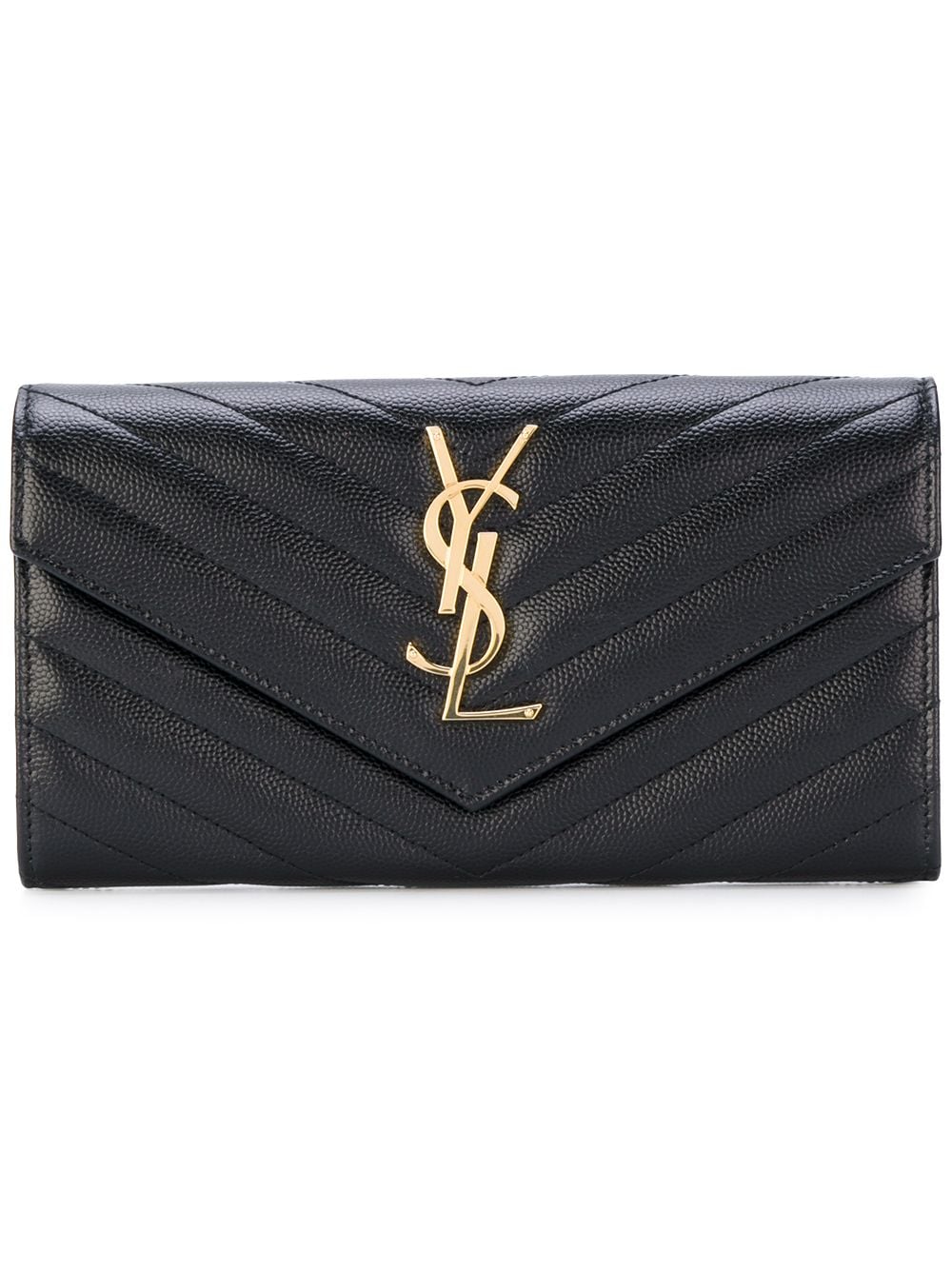 SAINT LAURENT Large Monogram Flap Wallet