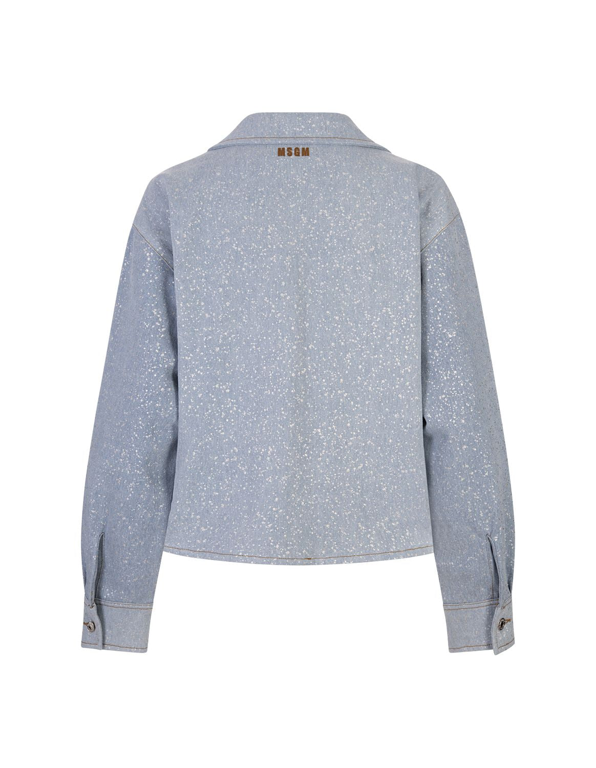 MSGM Light Blue Women’s Shirt for Fall 2024