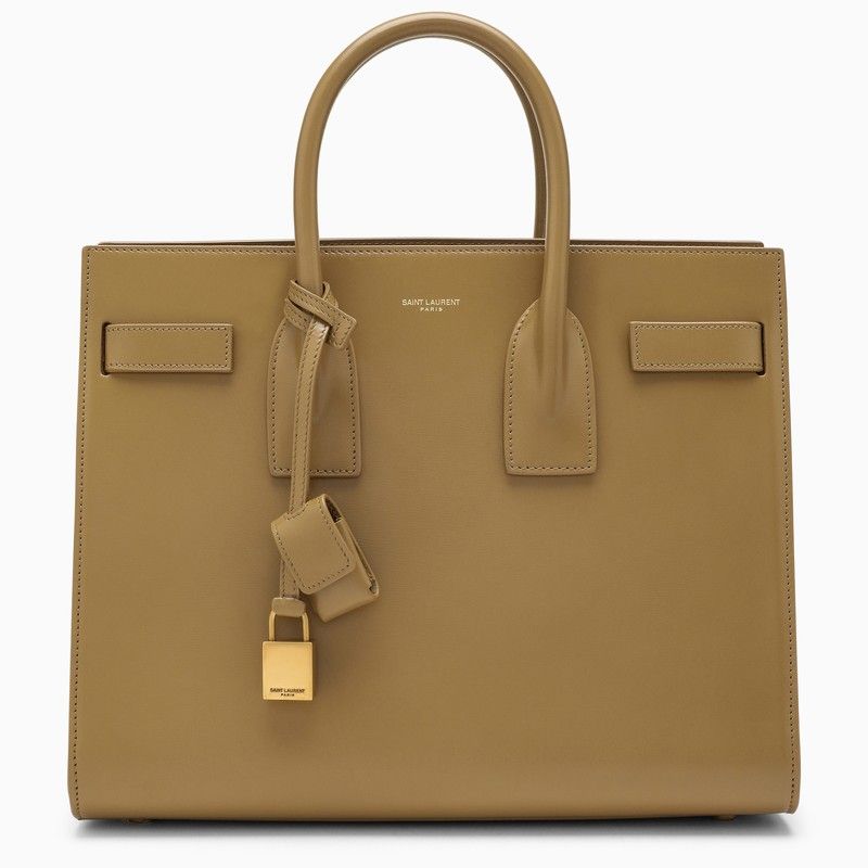 SAINT LAURENT Timeless and Sophisticated: Brown Tote Handbag for Women