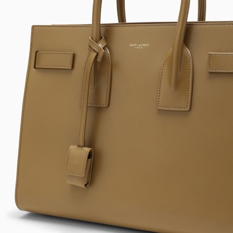 SAINT LAURENT Timeless and Sophisticated: Brown Tote Handbag for Women