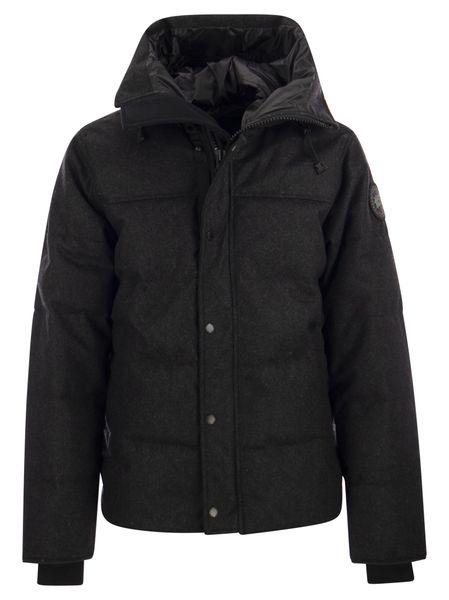 CANADA GOOSE Luxury Raffia Macmillan Hooded Jacket for Men