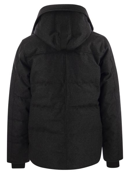 CANADA GOOSE Men's Wool Parka Jacket - Windproof, Quilted, and Stylish