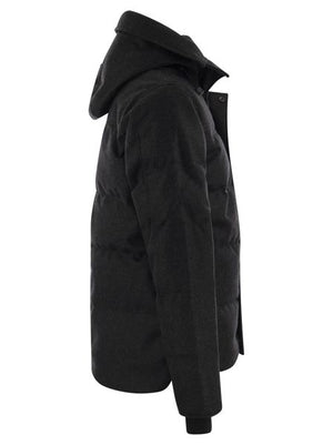 CANADA GOOSE Men's Wool Parka Jacket for Cold City Life - Stylish and Warm