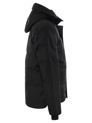 CANADA GOOSE Luxury Raffia Macmillan Hooded Jacket for Men