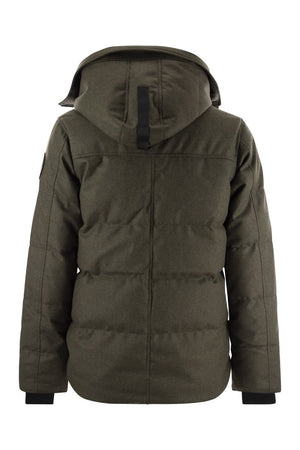 CANADA GOOSE Men's Wool Parka Jacket for Cold City Life - Stylish and Warm