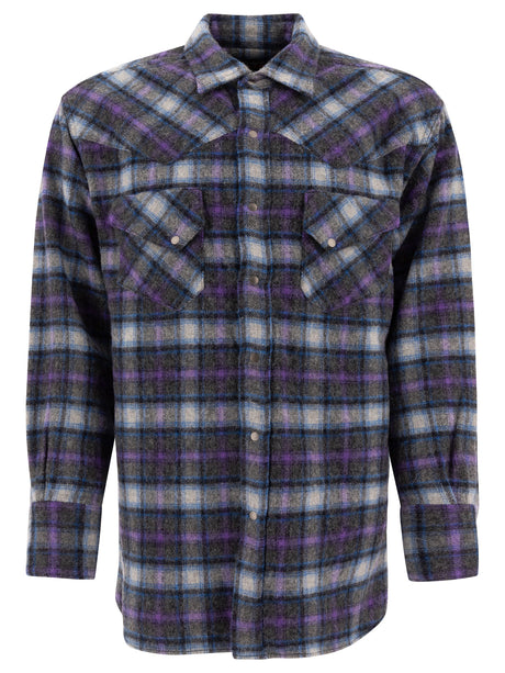 BEAMS PLUS Stylish Men's Wool Blend Shirt for Fall 2024