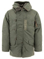 BEAMS PLUS Men's Down-Padded Outerwear Jacket