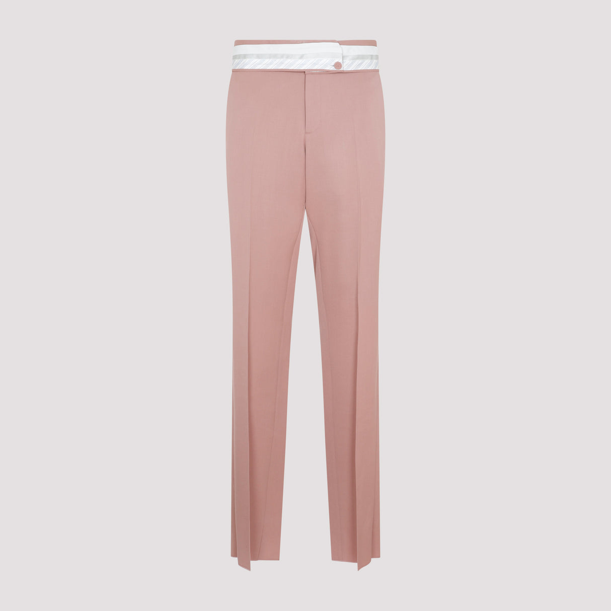 DIOR HOMME Luxurious Wool Pants in Pink & Purple for Men