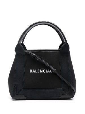 BALENCIAGA Navy Blue Mini Handbag Basket