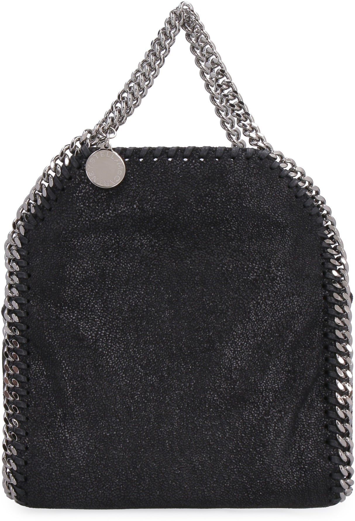 STELLA MCCARTNEY Black Micro Falabella Tote Handbag for Women