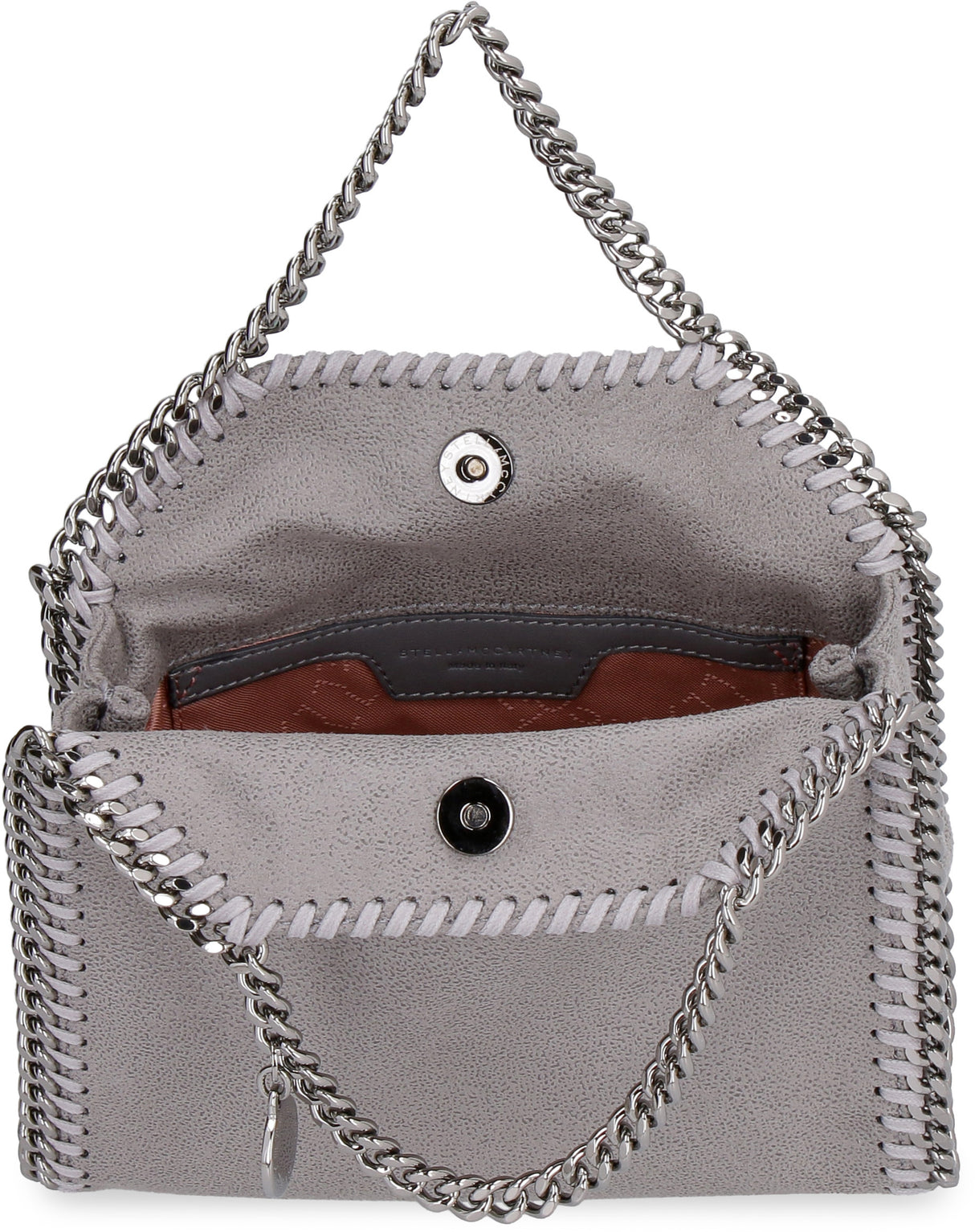 TÚI XÁCH NHỎ FAUX LEATHER TINY FALABELLA - Nâu