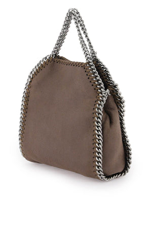 STELLA MCCARTNEY FAUX LEATHER TINY FALABELLA Handbag - Brown