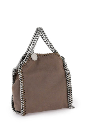 STELLA MCCARTNEY FAUX LEATHER TINY FALABELLA Handbag - Brown