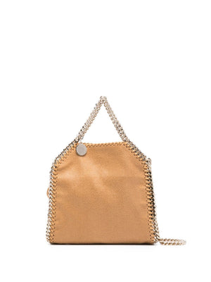 STELLA MCCARTNEY Mini Light Gold Chain Tote Bag