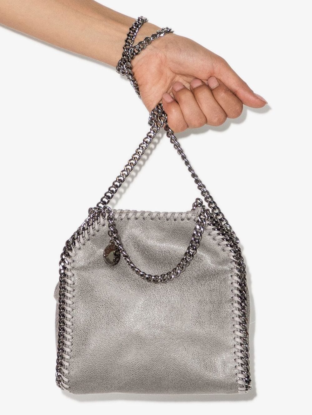 STELLA MCCARTNEY Elegant Mini Tote with Eco-Conscious Chain Detail