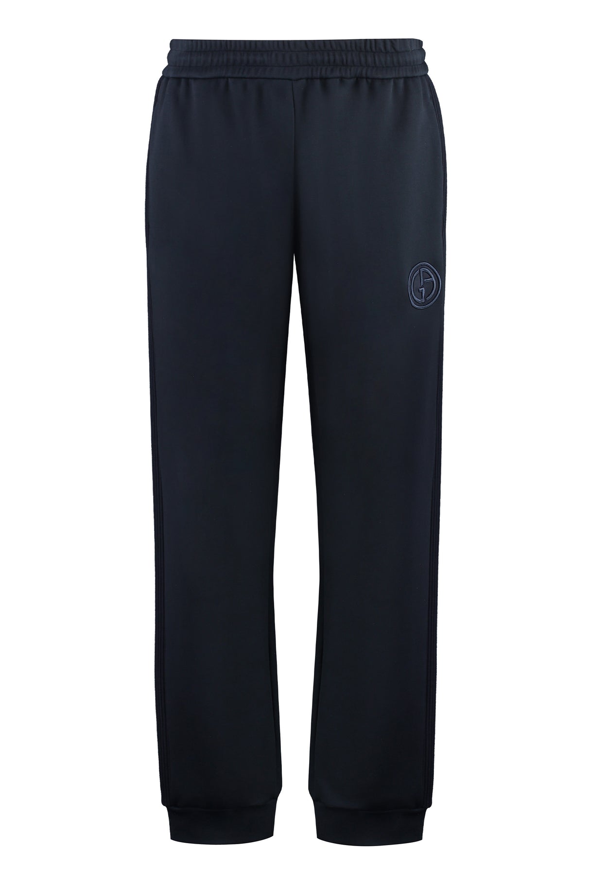 GIORGIO ARMANI Navy Technical Fabric Pants for Men - SS24 Collection