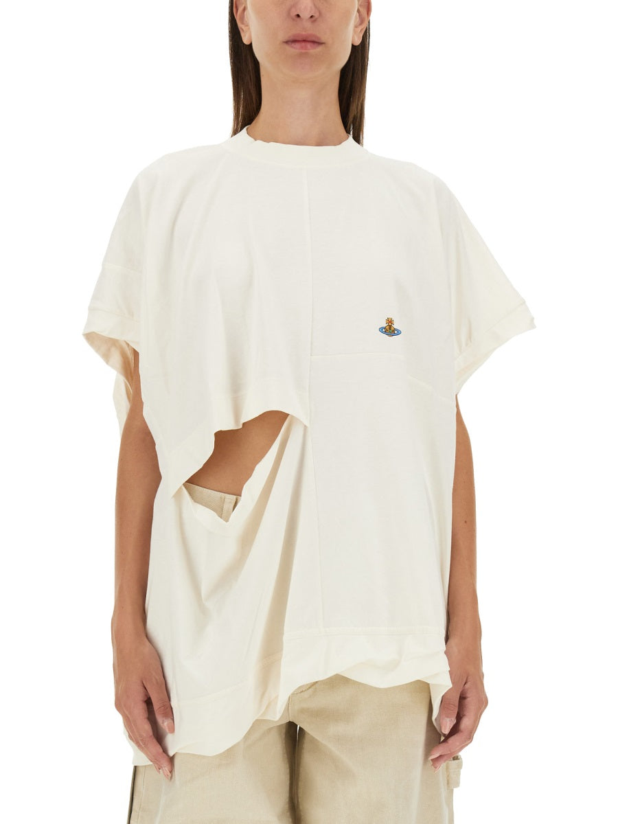 VIVIENNE WESTWOOD Oversized Cotton T-Shirt for Women - Size S