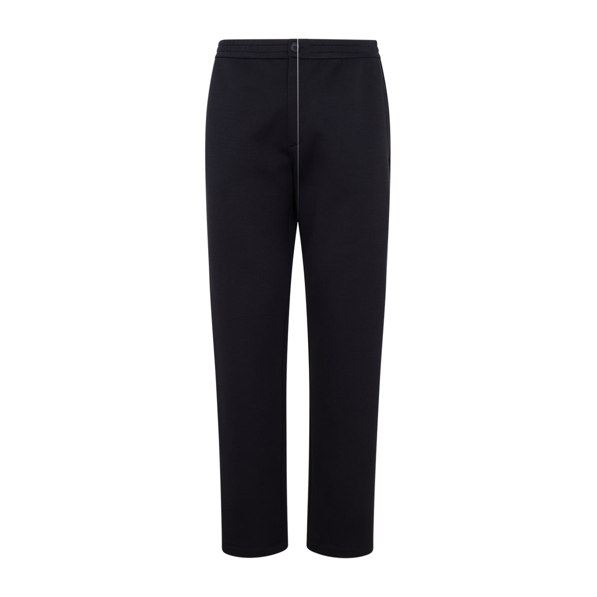 GIORGIO ARMANI Men's Blue Cotton and Polyamide Trousers for FW23