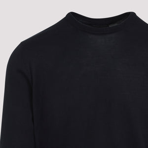 GIORGIO ARMANI Men's Premium Silk-Cotton Sweater