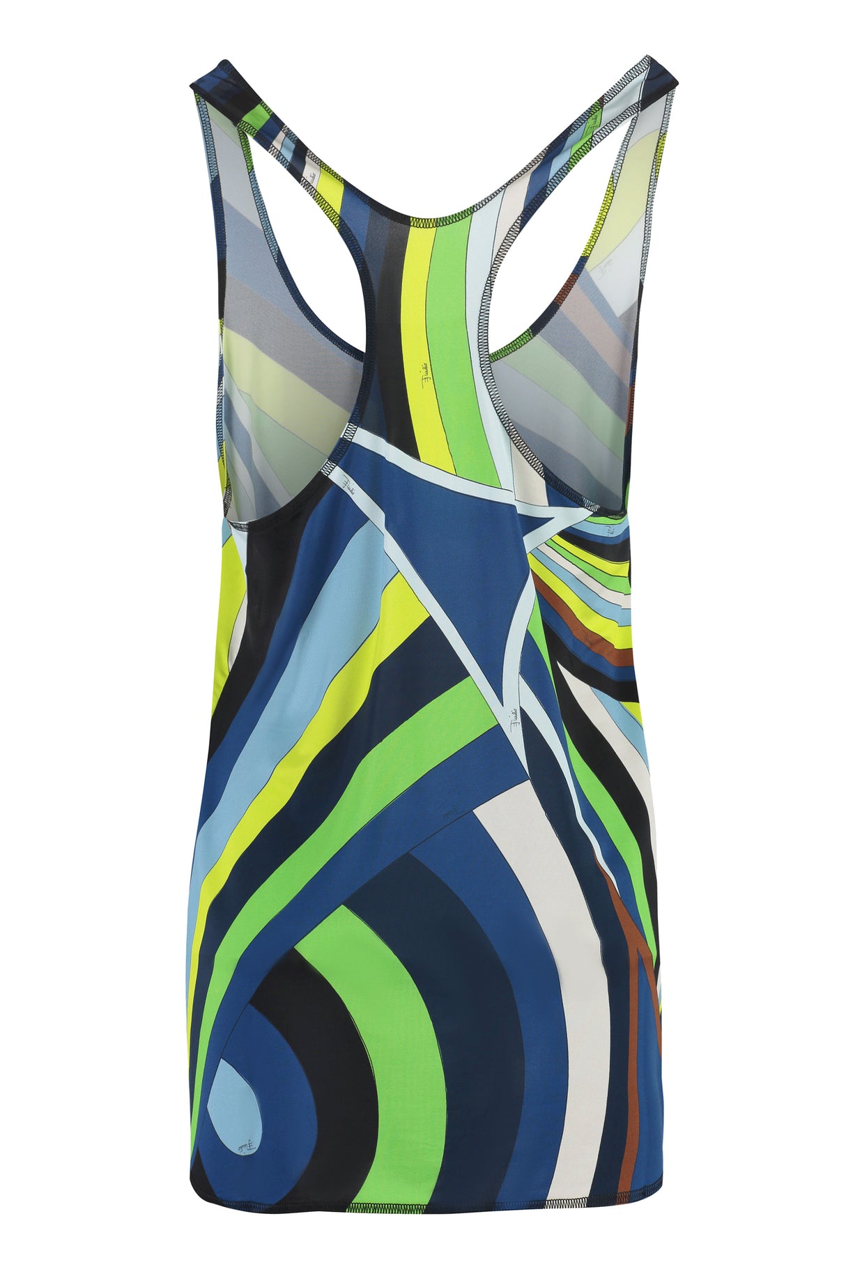 EMILIO PUCCI Multicolor Printed Tank Top for Women | FW23 Collection