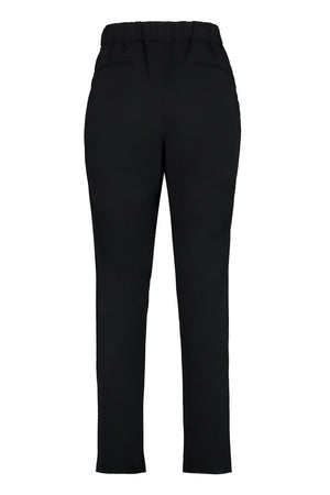 GIORGIO ARMANI Sophisticated Black Tailored Trousers for Men