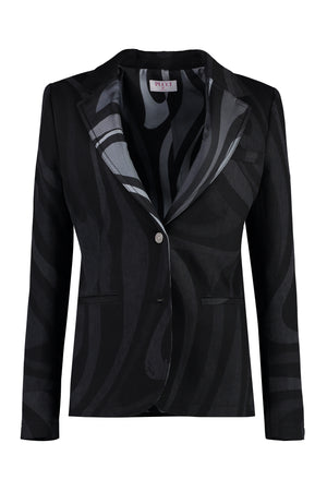 EMILIO PUCCI Multicolor Women's Single-Breasted Blazer for FW23