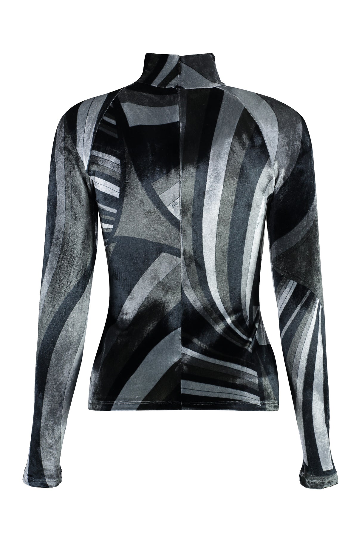 EMILIO PUCCI Multicolor Chenille Printed Long-Sleeve Top for Women - FW23