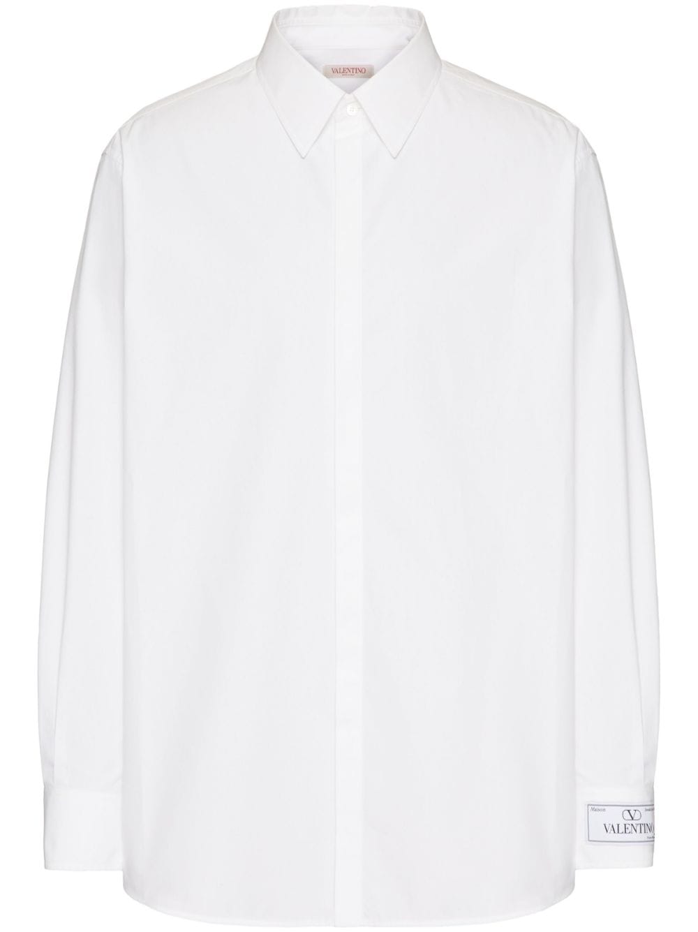 VALENTINO Cotton Shirt for Men - Regular Fit White Shirt for FW23