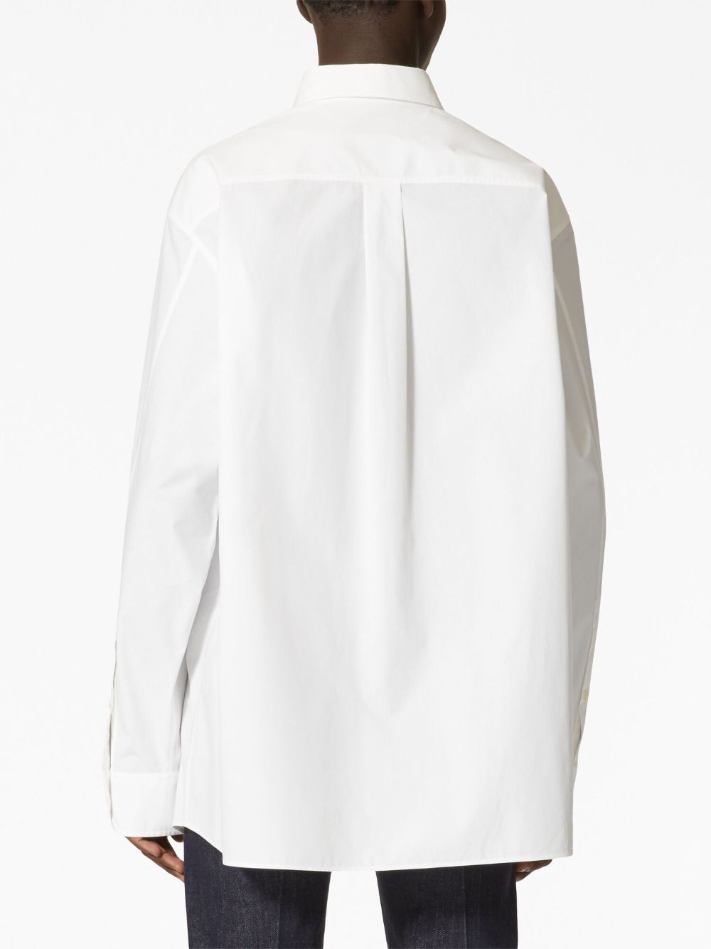 VALENTINO Cotton Shirt for Men - Regular Fit White Shirt for FW23