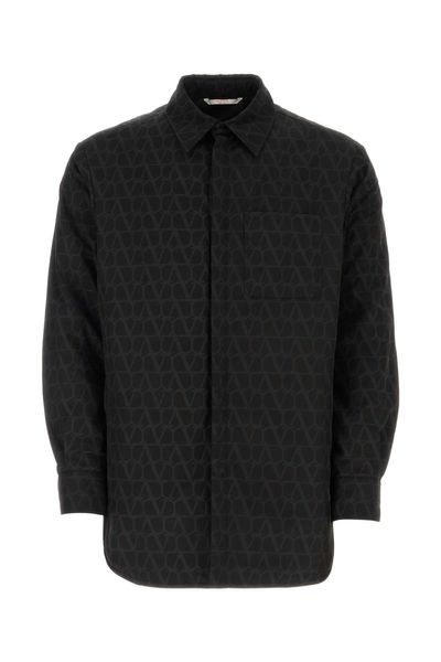 VALENTINO Versatile Icon Printed Long-Sleeved Shirt Jacket