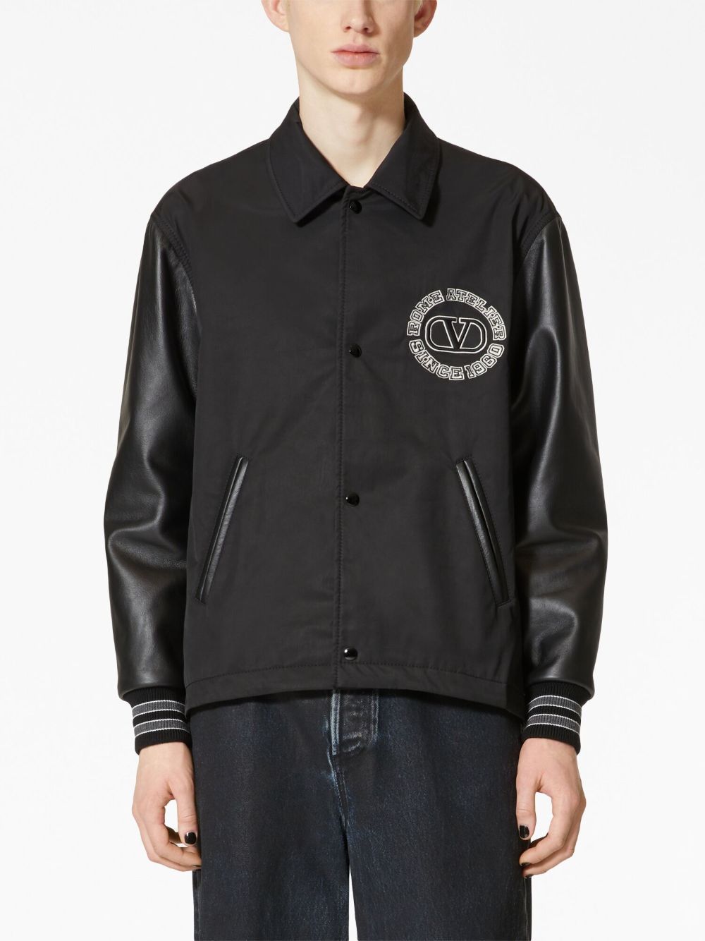 VALENTINO Stylish Black Winter Jacket for Men - FW23 Collection