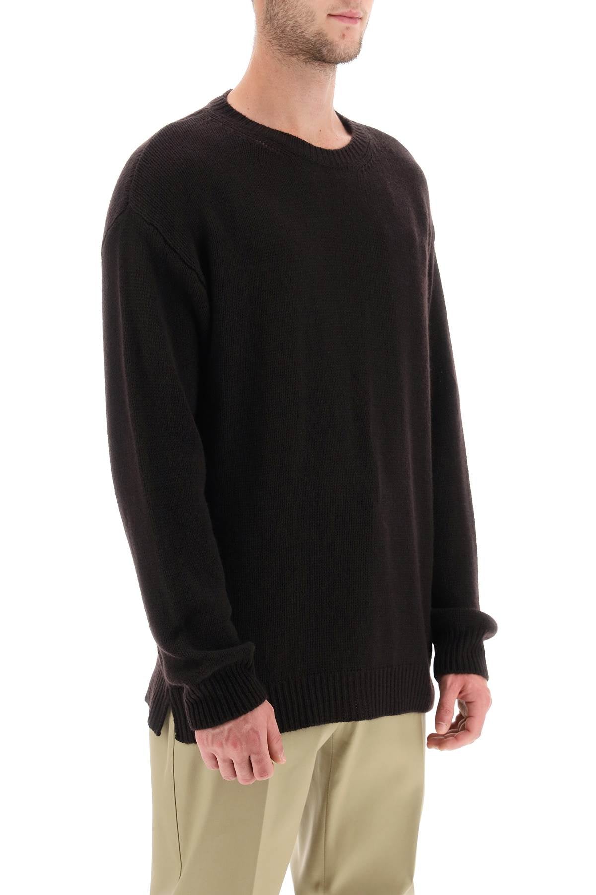 VALENTINO GARAVANI Cashmere Sweater with Stud - Oversized Fit