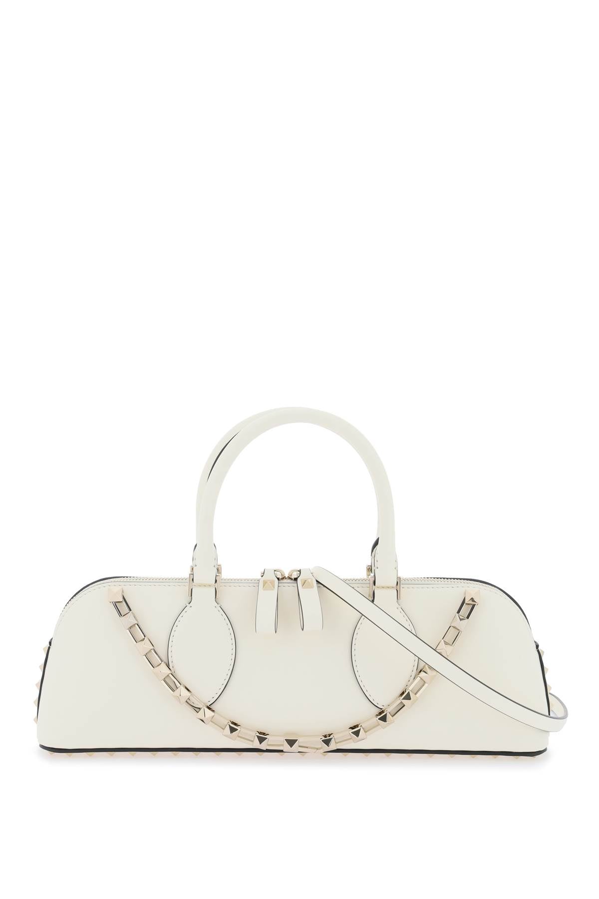 VALENTINO GARAVANI Mini Rockstud Duffle Handbag - Leather - 34cm x 11cm x 8cm