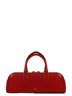 Túi xách đậm màu đỏ táo bạo cho phụ nữ