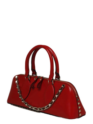 Túi xách đậm màu đỏ táo bạo cho phụ nữ