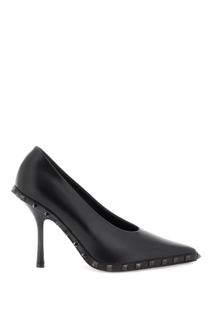 VALENTINO GARAVANI Sleek and Bold Studded Leather Pumps