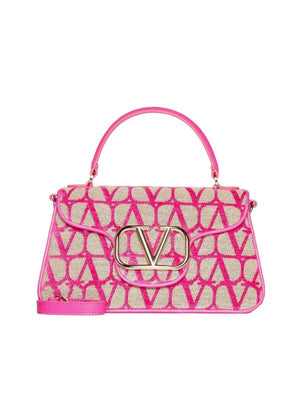 VALENTINO Luxurious Pink Top-Handle Handbag for Women - FW23 Collection
