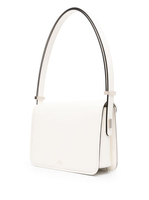 VALENTINO Elegant Ivory Handbag with Gold Closing for Women - FW23 Collection