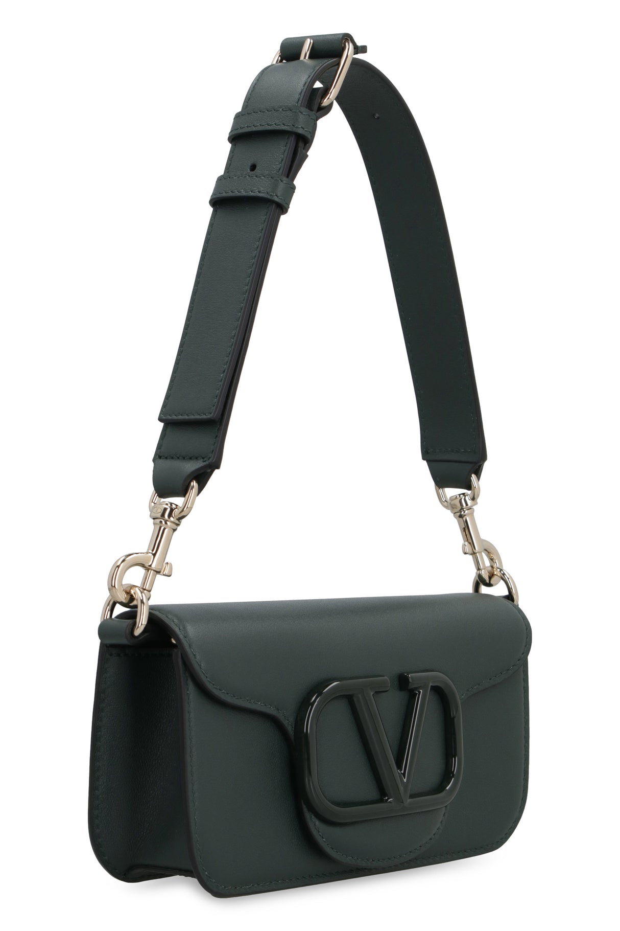 Túi xách đeo chéo da bò xanh lá FW23 - Bộ sưu tập FW23