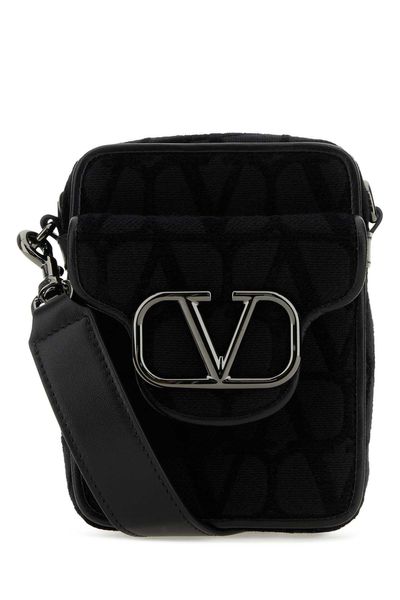 VALENTINO Mini Messenger Handbag with Logo