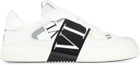 VALENTINO Sleek White Low-Top Sneakers for Men - FW23 Collection