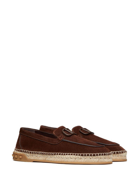 Giày Espadrilles Eco-Suede Nâu Nam FW23