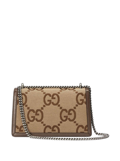 GUCCI Dionysus Tan Cotton-Polyester Mini Shoulder Bag for Women SS23