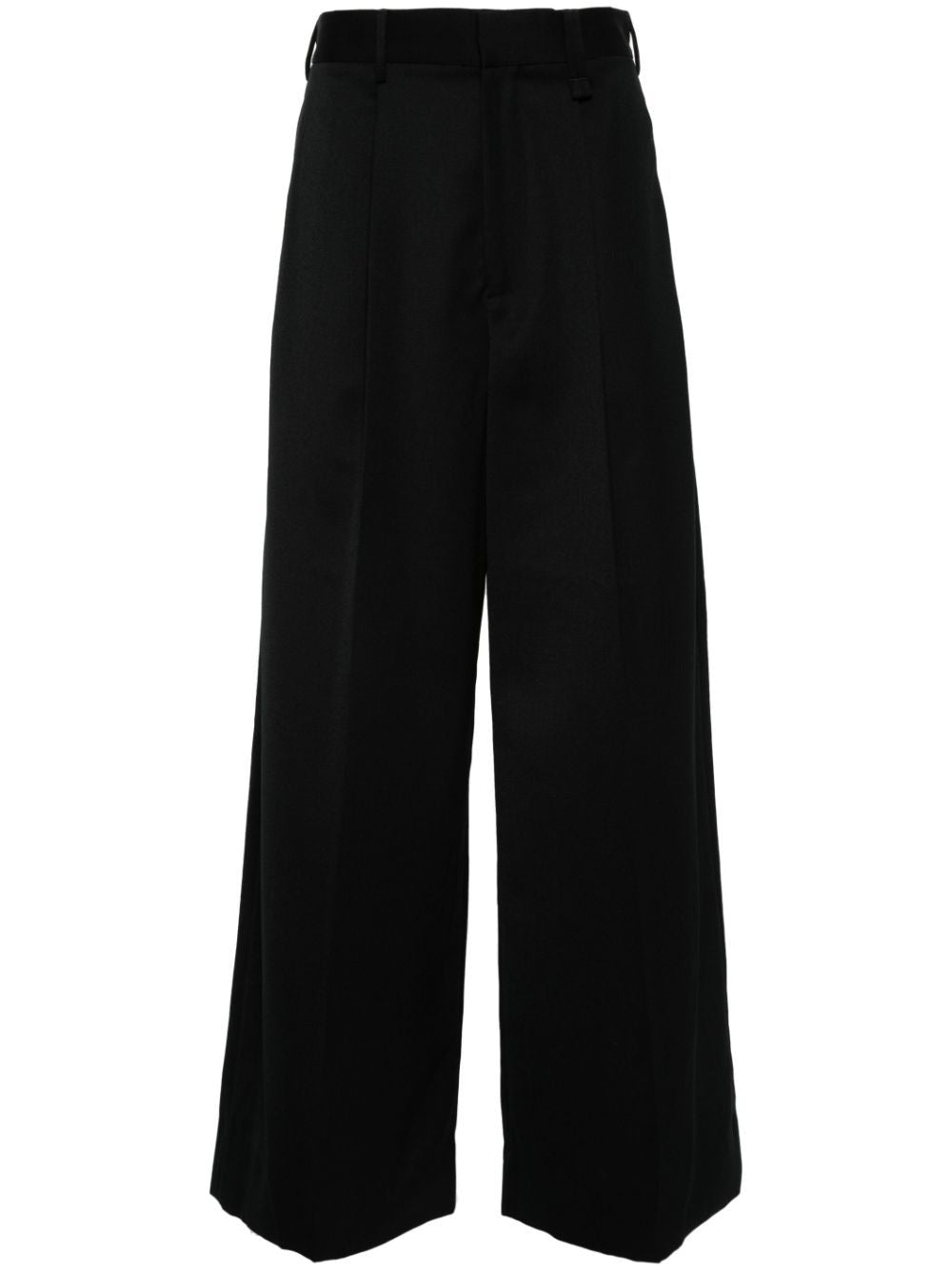 SIMONE ROCHA Chic Wide Fit Black Wool Pants