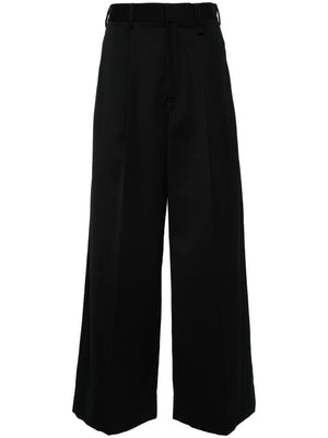 SIMONE ROCHA Chic Wide Fit Black Wool Pants