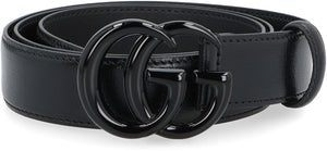 GUCCI Stylish Black Leather Belt for Men