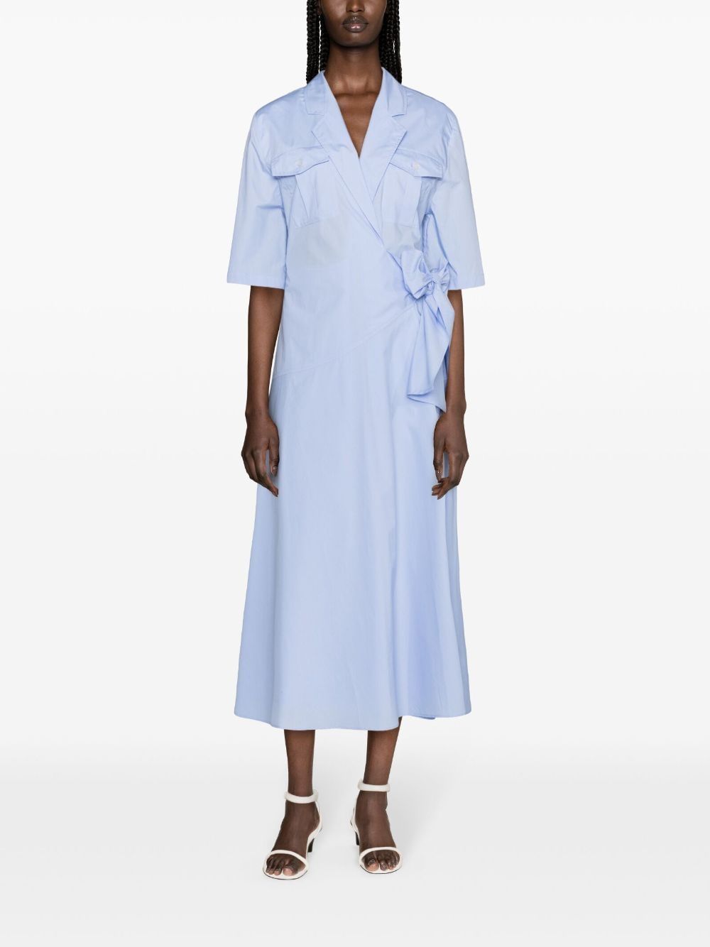 MSGM Light Blue Dress for Women - SS24 Collection